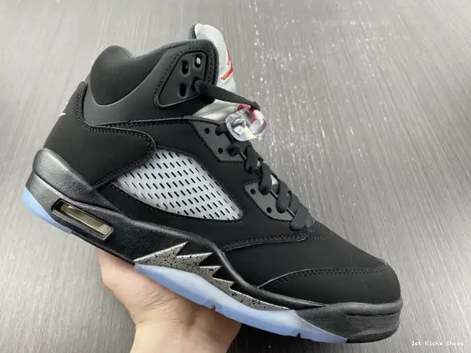 1st Kicks Shoes (2016) Retro Metallic Jordan 845035-003 Black 5 0502
